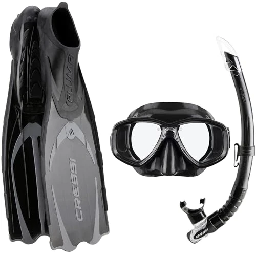 Offre limitée : CRESSI Pluma Bag Set Black 37/38 - Kit de Randonnée Aquatique Mixte Adulte, Noir/Argent, 37/38 de 74.99 € à 59.99 € (20% de remise)