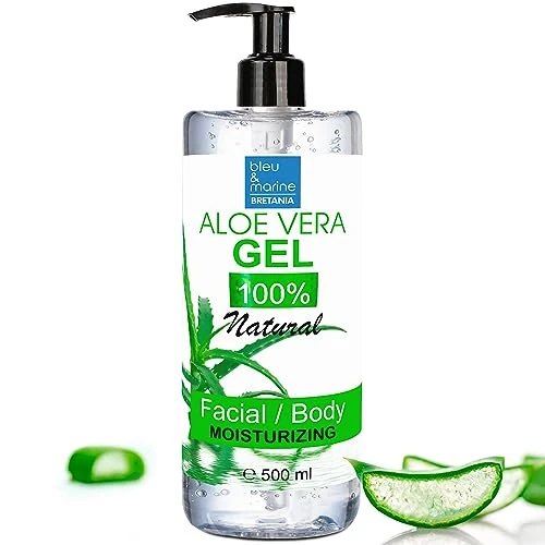 Tijdelijke aanbieding: 100% natuurlijke Aloë Vera-gel | Diepe vochtinbrengende crème voor gezicht en lichaam | Anti-veroudering en anti-rimpel | Aftersun en scheerbeurt | Masker voor droog haar, 500 ml van 16.41 EUR naar 16.41 EUR (korting 0%)