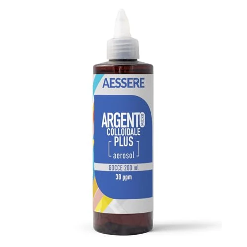 Aessere Srebrny koloidalny Plus Krople - 30 PPM, 200 ml