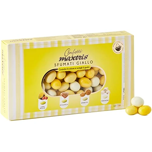 Offerta a tempo: Confetti Maxtris, Sfumato Giallo, Assortito, 1000 Grammo - 41% da 23.90 € a 14.20 €