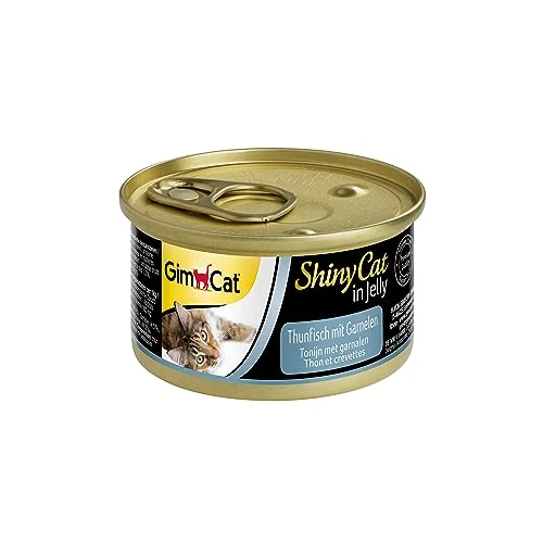 Oferta ograniczona: GimCat ShinyCat in Jelly z tuńczykiem i krewetkami - Mokra karma dla kotów z rybą i tauryną - 24 puszek (24 × 70 g) z 86.61 PLN na 86.61 PLN (zniżka 0%)