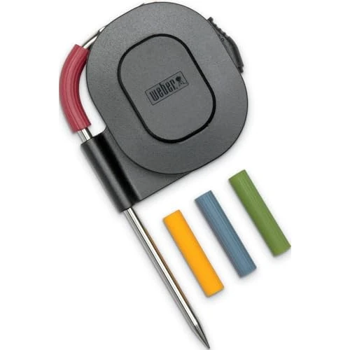 Offerta a tempo: Weber Sonda per misurare la temperatura della carne/compatibile con modelli iGrill e app Weber Connect, sonda in acciaio inox resistente al calore, custodia inclusa - 0.00% da 24.99 € a 24.99 €