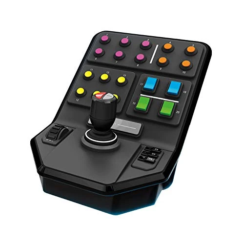 Offerta a tempo: Logitech G Saitek Farm Sim Panel Controller, Pannello di Controllo Laterale ‎Macchinari Agricoli Pesanti, 25 Pulsanti Programmabili, Pilota Automatico, Joystick Asse ‎Rotante, Connessione USB, PC/Mac - 22% da 169.00 € a 131.65 €