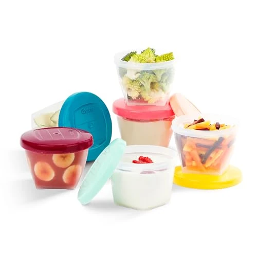 Zeitlich begrenztes Angebot: Babymoov Babybols Aufbewahrungsbehälter für Babynahrung, hermetischer Drehverschluss, 6-teilig, 180 ml von 7.90 € auf 7.90 € (0.00% Rabatt)