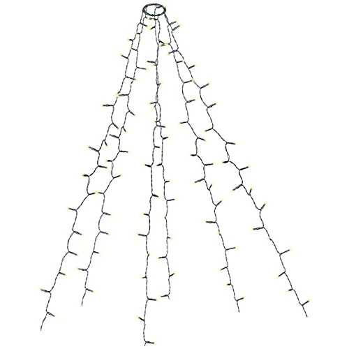 Oferta limitada: Lunartec Guirnaldas luminosas de interior - guirnalda para árbol: Cadenas de luces para cubrir el árbol de Navidad, 6 guirnaldas, 240 LEDs (luces Navidad con anillo, cadena con anillo, exterior) de 15.99 € a 15.99 € (ahorro 0.00%)