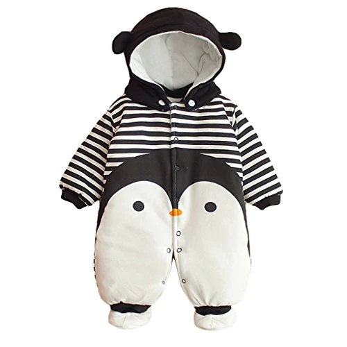 Vine Baby Girls Boys Romper Newborn Thicken Snowsuit Fall/Winter Infant Jumpsuits Outfit 3 Months