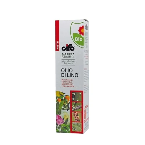 Offerta a tempo: CIFO Olio di Lino - Rimedio Naturale Contro la Cocciniglia, Olio Concentrato Naturale e Biologico, Barriera Naturale per Ortaggi, Aromatiche, Ornamentali e Frutticole - Made In Italy, 200 ml - 0.00% da 8.05 € a 8.05 €