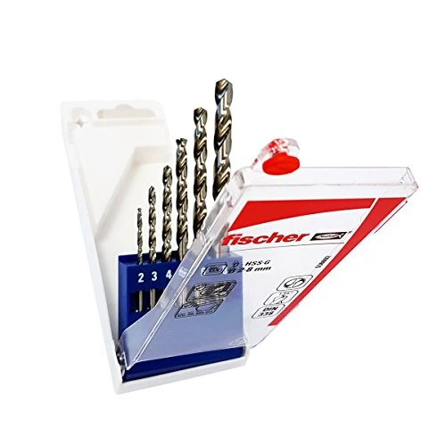Limited-time offer: fischer 536602 Drill-Set HSS-G 2-8 mm, Grey from 8.08 £ to 8.08 £ (save 0.00%)