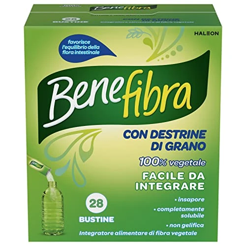 Offerta a tempo: Benefibra Integratore alimentare, formula con destrine di grano, confezione da 28 bustine da 3.5g - 35% da 15.28 € a 9.90 €