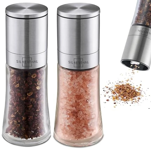 Offerta a tempo: SILBERTHAL Macina Sale e Pepe Manuale - Set Acciaio Inox - Macina Ceramica - 0.00% da 24.95 € a 24.95 €