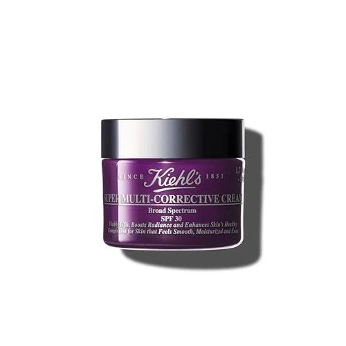 Offerta a tempo: KIEHL'S Super Multi-Corrective Cream SPF 30, Crema Viso Anti Età, Per Tutti i Tipi di Pelle, Con Protezione UV, Azione 5-In-1, Con Estratto di Faggio e Acido Ialuronico, 50 ml - 25% da 86.88 € a 65.16 €
