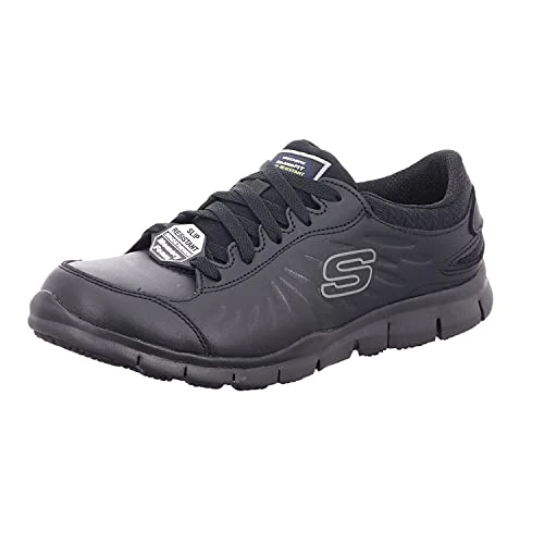 Offerta a tempo: Skechers Eldred-76551ec, Scarpe Antinfortunistiche Donna, Nero Schwarz Blk, 41 EU - 33% da 85.00 € a 56.77 €