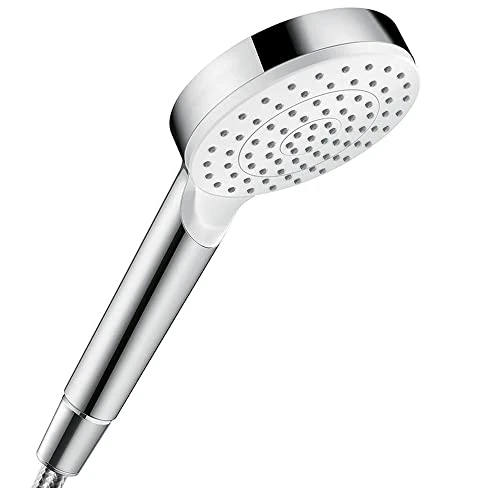 hansgrohe Crometta Ducha de mano 1 tipo de chorro Green 6 l/min, blanco/cromo, 26334400