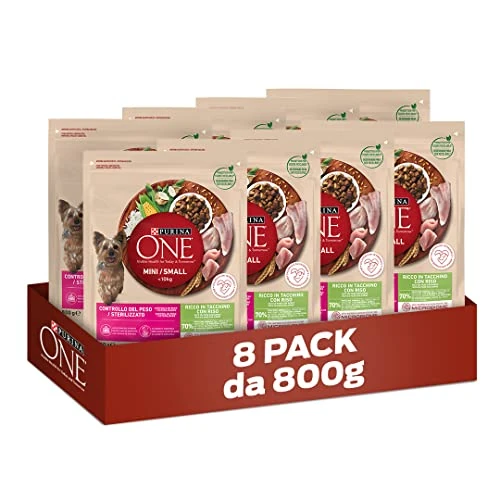 PURINA ONE DD My Dog Is foodlover Turkey and Rice 800 g – 8 Pieces