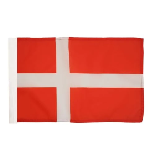 Offerta a tempo: AZ FLAG Bandiera Danimarca 45x30 cm Stendardo Danese Poliestere 100D Asola - 44% da 7.95 € a 4.45 €