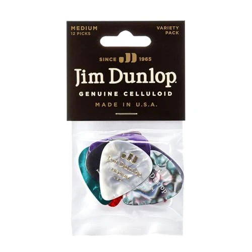 Offerta a tempo: Plettri Pvp106 Medium Genuine Celluloid Variety Pack (Busta Da 12 Plettri) - 22% da 9.90 € a 7.69 €