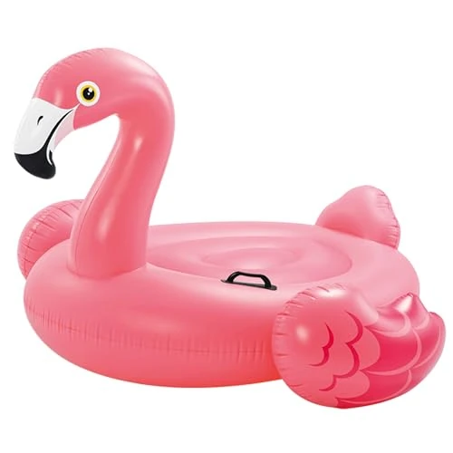 Offerta a tempo: Intex 57558NP - Cavalcabile Gonfiabile Mare Fenicottero Rosa, Vinile, Rosa, 1.78 x 1.35 m - 37% da 27.00 € a 16.90 €