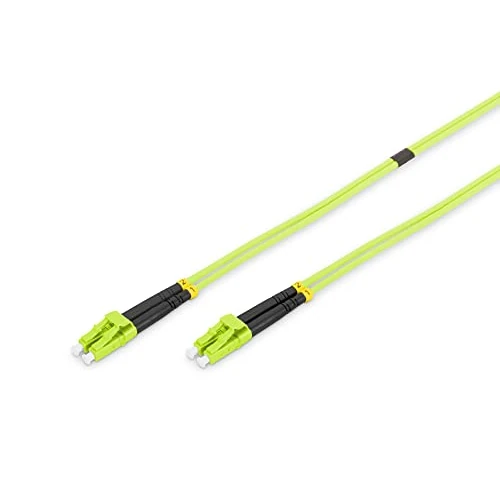 Zeitlich begrenztes Angebot: DIGITUS DK-2533-01-5 – Glasfaserkabel OM5 – 1 m – LC zu LC – Duplex LWL Kabel – 1/10/40/100 Gbit/s – MM Multimode Glasfaser LAN Kabel – Fasertyp: 50/125 µ – Limettengrün (Lime Green) von 8.99 € auf 6.98 € (22% Rabatt)