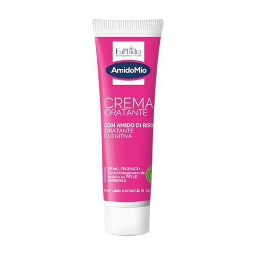 Limitiertes Angebot: Euphidra – AmidoMio Feuchtigkeitscreme mit Reisstärke und Hyaluronsäure, für eine tiefgehende Feuchtigkeitsversorgung der Haut, leichte Textur, beruhigende und erfrischende Wirkung, Flasche 50 ml von 5.00 EUR auf 5.00 EUR (Spare 0%)