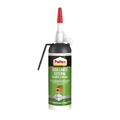 Offerta a tempo: PATTEX Sigillante Light Esterni Trasparente 100 ml - 34% da 8.90 € a 5.90 €