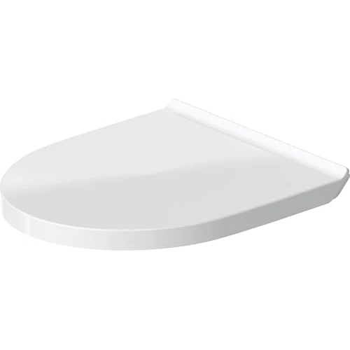 Offerta a tempo: Duravit Sedile WC DuraStyle Basic, tavoletta WC, copriwater con cerniere in acciaio inox, coperchio water in plastica termoindurente Duroplast, bianco - 0.00% da 69.87 € a 69.87 €