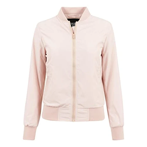 Oferta limitada: URBAN CLASSICS Chaqueta Bomber ligera mujer con bolsillos delanteros, cintura, puños y cuellos elásticos, apertura delantera con cremallera, de manga larga, color rosa, talla XL de 68.89 € a 19.99 € (ahorro 70.98%)