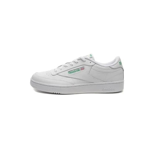 Reebok Club C 85, Sneaker Unisex - Adulto, Bianco Intense White Green, 44.5 EU