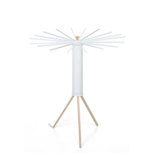 Limitiertes Angebot: Foppapedretti Octopus Myhome Wäscheständer, Aluminium/PVC/Holz Buche, weiß, 112 x 112 x 121 cm von 119.00 EUR auf 115.93 EUR (Spare 3%)