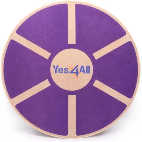 Offerta a tempo: Yes4All WREK Tavola d'equilibrio oscillante in Legno -Tavola oscillante per Terapia Fisica Allenamento di Base, Trainer per la stabilità dell'equilibrio - 0.00% da 22.02 € a 22.02 €