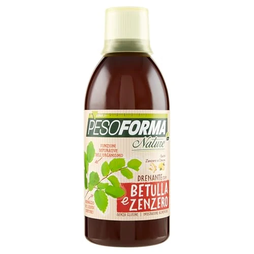 Offerta a tempo: Pesoforma Nature Drenante Depurativo alla Betulla e allo Zenzero - Senza Glutine, 500 unita' - 0% da 14.99 € a 14.99 €