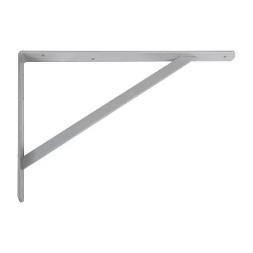 Oferta limitada: Amig - Soporte para Estantería de Pared - Escuadra en Acero - 400x275 mm - Color Gris Metalizado - Resistente hasta 225 kg - Ángulo para Estantes - Soporte para Baldas - Fácil de Instalar de 8.51 € a 8.51 € (ahorro 0.00%)