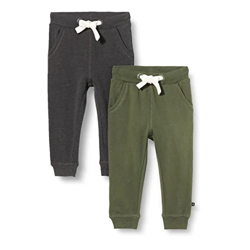 Offerta a tempo: MAGIC KIDS WEAR Sweat pant (2-pack), Pantaloni Tuta Bambini e ragazzi, 2er Pack Beetle (978), 116 - 13% da 18.95 € a 16.50 €