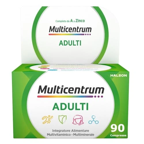 Offerta a tempo: Multicentrum Adulti Integratore Alimentare Multivitaminico Completo Vitamine e Minerali per Adulti — 32% da 34,29 € a 23,36 €