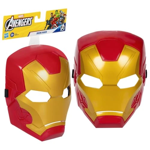 Zeitlich begrenztes Angebot: Marvel Avengers Iron Man Rollenspielmaske, Superhelden-Spielzeug und Sammlerobjekt für Kinder ab 5 Jahren, Rot, Gelb von 13.99 € auf 10.99 € (21% Rabatt)