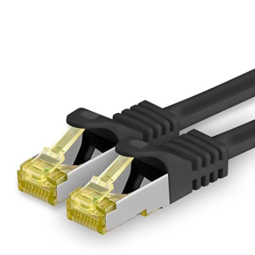 Tijdelijke aanbieding: 1aTTack.de CAT 7 LAN-kabel 2m 10Gbps Netwerkkabel S/FTP (1 stuk Zwart) van 6.93 € naar 6.93 € (0.00% korting)