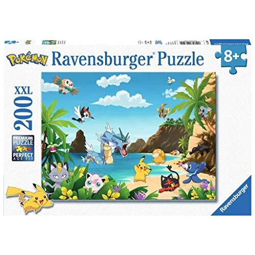 Limited-time offer: Ravensburger Pokemon XXL 200 piece Jigsaw Puzzle with Extra Large Pieces for Kids Age 8 Years + from 15.36 GBP to 15.36 GBP (save 0%)