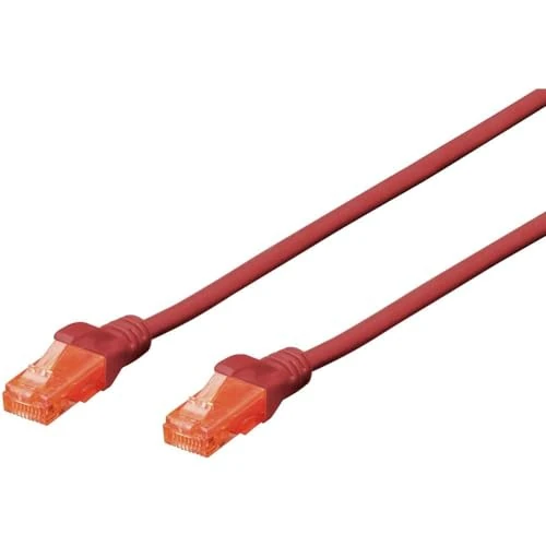 Offre limitée : DIGITUS Câble LAN Cat 6-1m - RJ45 Câble réseau - UTP non blindé - Compatible Cat-6A & Cat-5e - Rouge de 5.00 € à 5.00 € (0.00% de remise)