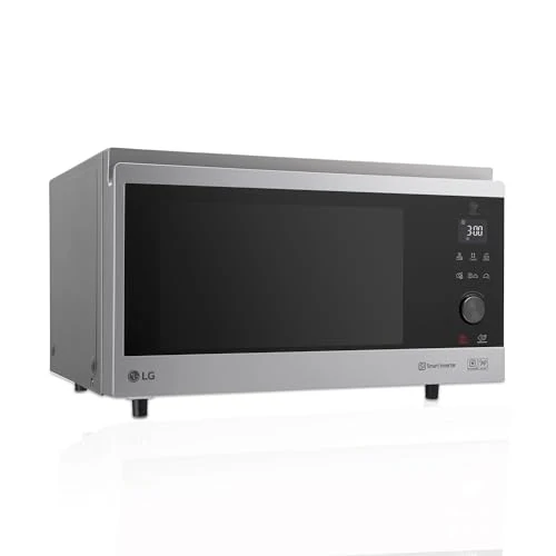 Tijdelijke aanbieding: LG MJ3965ACS Magnetronfornuis, 4-in-1, digitaal display, 39 liter en 1100 W, magnetron met Smart Inverter-functie en EasyClean, snel koken, smaakneutraal, zwart en staal van 289.11 EUR naar 289.11 EUR (korting 0%)