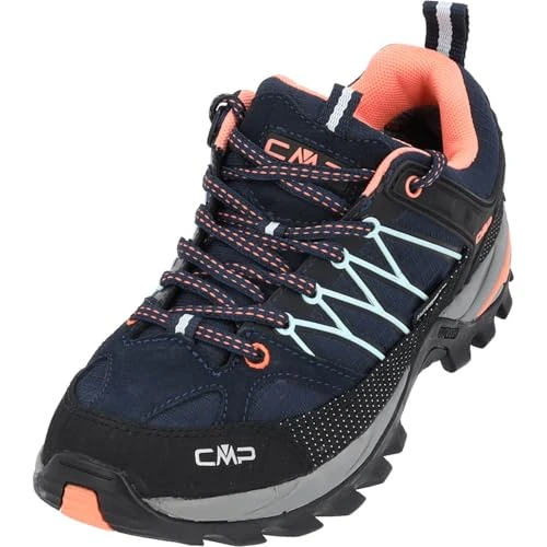 Offre limitée : CMP Rigel Low WMN Trekking Shoe WP Femme Chaussures de randonnée, Bleu Foncé Vert Rose Pêche B Blue Giada Peach, 40 EU de 81.94 € à 81.94 € (0.00% de remise)