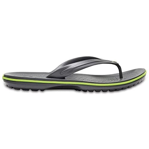 Offerta a tempo: Crocs Crocband Flip, Infradito Unisex - Adulto, Graphite Volt Green, 36/37 EU - 20% da 34.99 € a 27.93 €