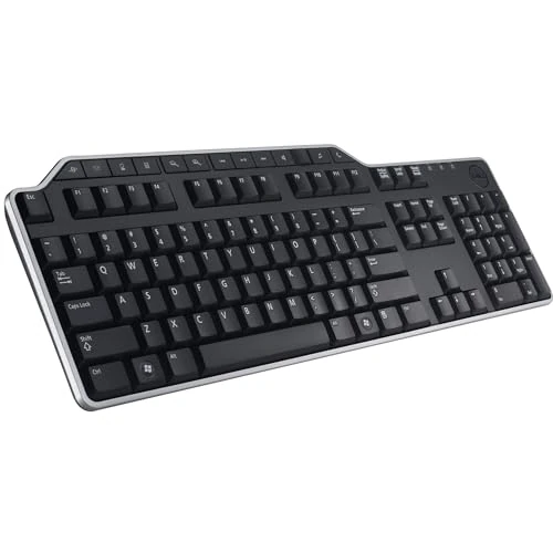 DELL KB-522 USB QWERTZ Negro Teclado – Teclados (USB, Universal, QWERTZ, PC/Server, Estándar, Derecho)