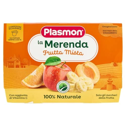 Offerta a tempo: Plasmon Frutta dei Bambini - Frutta Mista 4x100g (6 Confezioni) — 20% da 17,94 € a 14,29 €