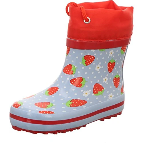 Offre limitée : Beck Erdbeere Bottes de Pluie Fille,Bleu Clair, Taille 26 EU de 29.99 € à 22.31 € (26% de remise)