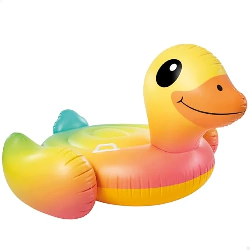 Offerta a tempo: Intex 57556 - Cavalcabile Papera, Giallo, 147 x 147 x 81 cm, Multicolore - 23% da 25.00 € a 19.28 €