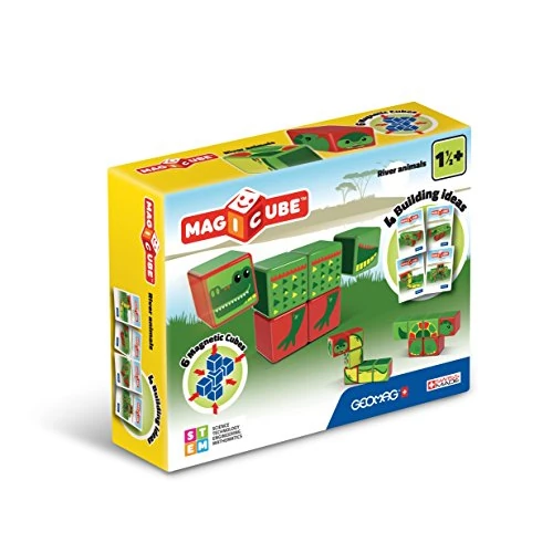 Offre limitee: Geomag Magicube 133 - Magicube - Animaux De La Rivière - 6 Cubes de 20.00 EUR a 12.12 EUR (economie 39%)