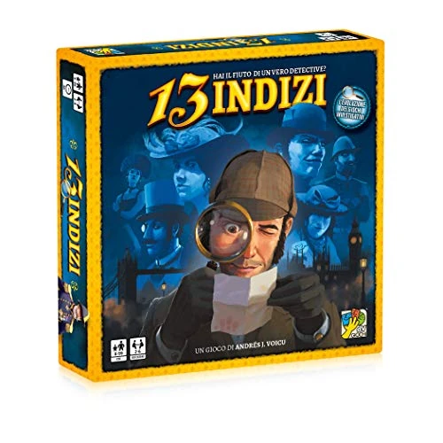 Offre limitee: dV Giochi -13 Indizi-Jeu de Table d'éducation et d'investigation - Édition Italienne, Multicolore, DVG9330 de 32.13 EUR a 32.13 EUR (economie 0%)