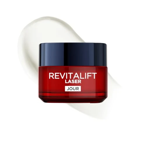 Offerta a tempo: L'Oréal Paris - Cura profonda viso anti-invecchiamento - Crema da giorno anti-età Tripla azione - Acido Ialuronico, Pro-Retinolo e Vitamina C - Tutti i tipi di pelle - Revitalift Laser X3 - 50 ml - 0.00% da 20.00 € a 20.00 €