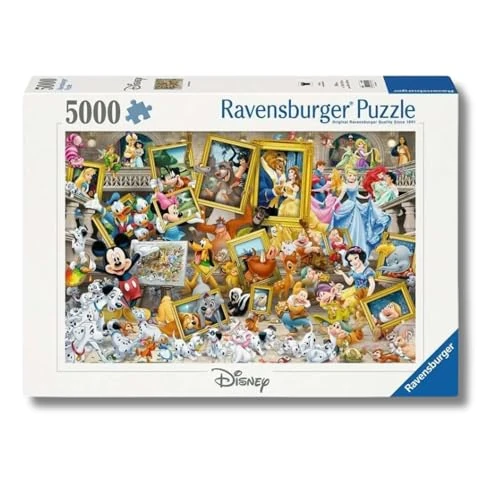 Offerta a tempo: Ravensburger Puzzle 5000 Pezzi Disney Mickey l'Artista – Puzzle Adulti +14 anni, 153 x 102 cm, Puzzle per Adulti Super Esperti, Collezione 5000 Pezzi, Idee Regalo - 40% da 89.99 € a 53.73 €