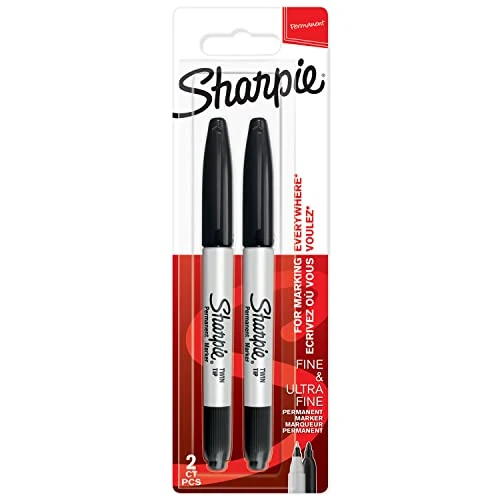 Limited-time offer: Sharpie Twin Tip Permanent Markers | Fine & Ultra-Fine Points | Black Ink | 2 Marker Pens from 3.50 £ to 3.50 £ (save 0.00%)