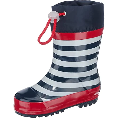 Limitiertes Angebot: Playshoes Kinder Gummistiefel aus Naturkautschuk, trendige Unisex Regenstiefel mit Reflektoren, Maritim, 20/21 EU von 27.99 EUR auf 19.60 EUR (Spare 30%)